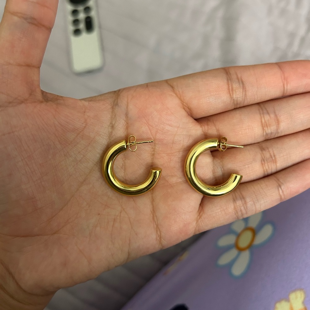 Gold Hoop Earrings